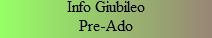 Info Giubileo Pre-Ado